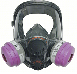 full face respirator for safe ventilation